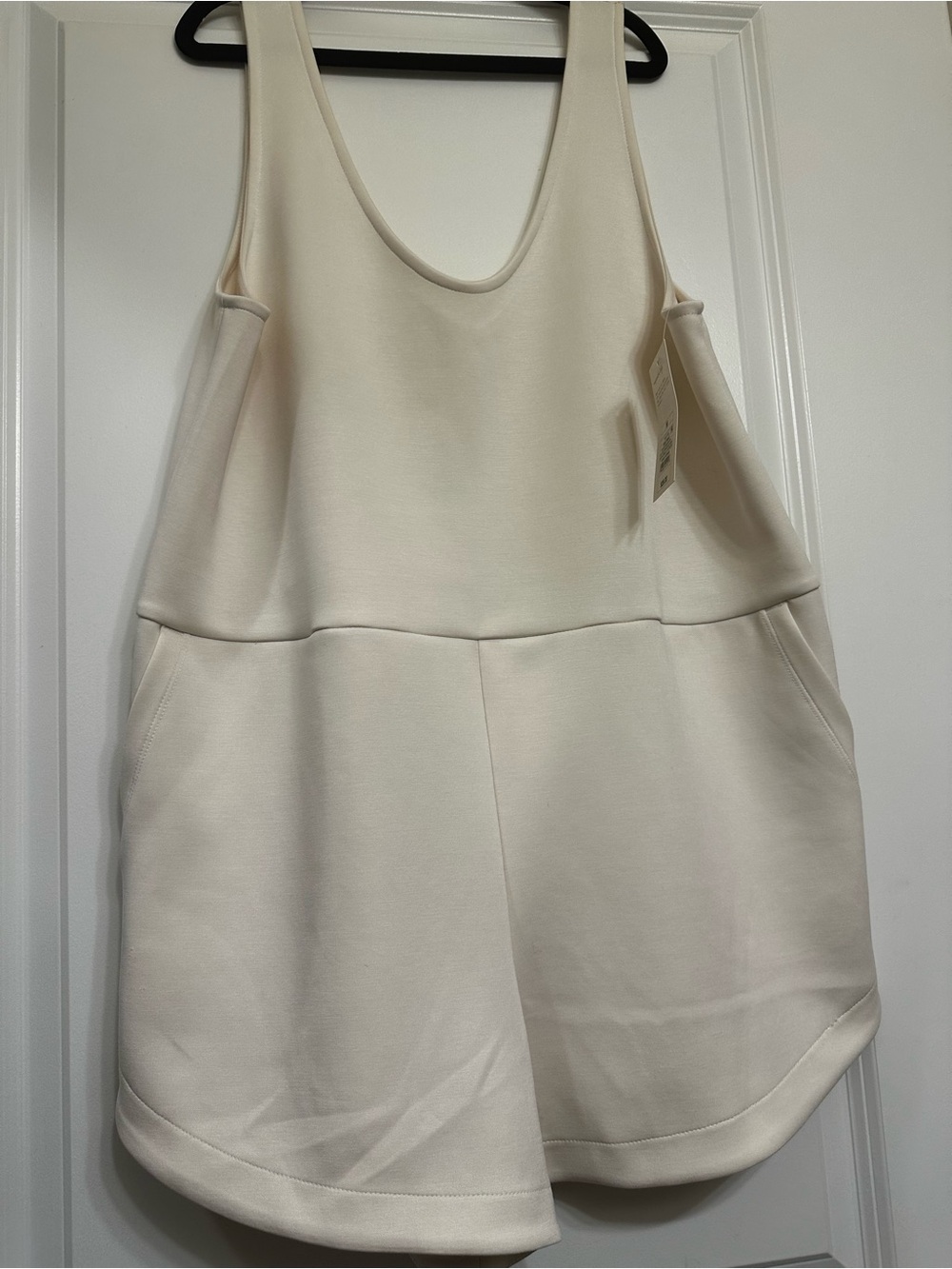 A New Day (Target) Cream Sleeveless Romper Size M - Picture 1 of 5